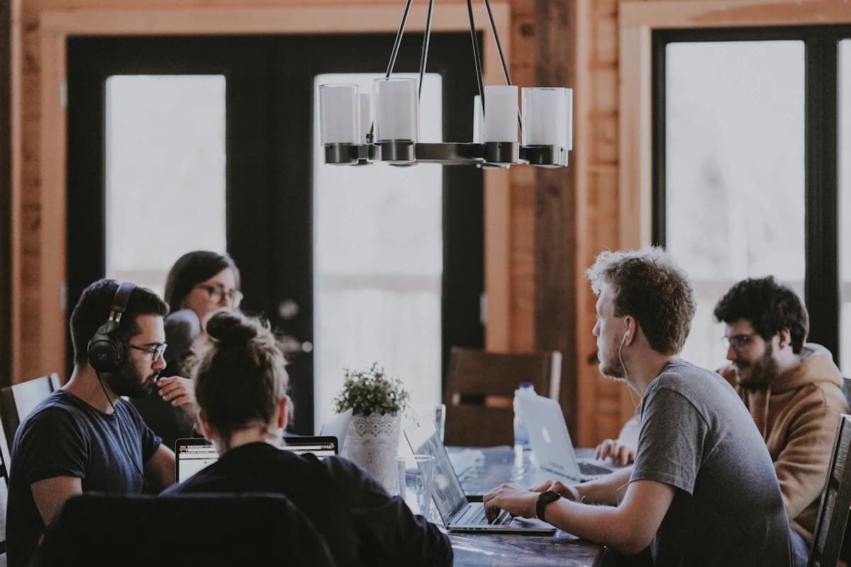 Four-stage execution workflow for Custom Business Software from discovery to launch